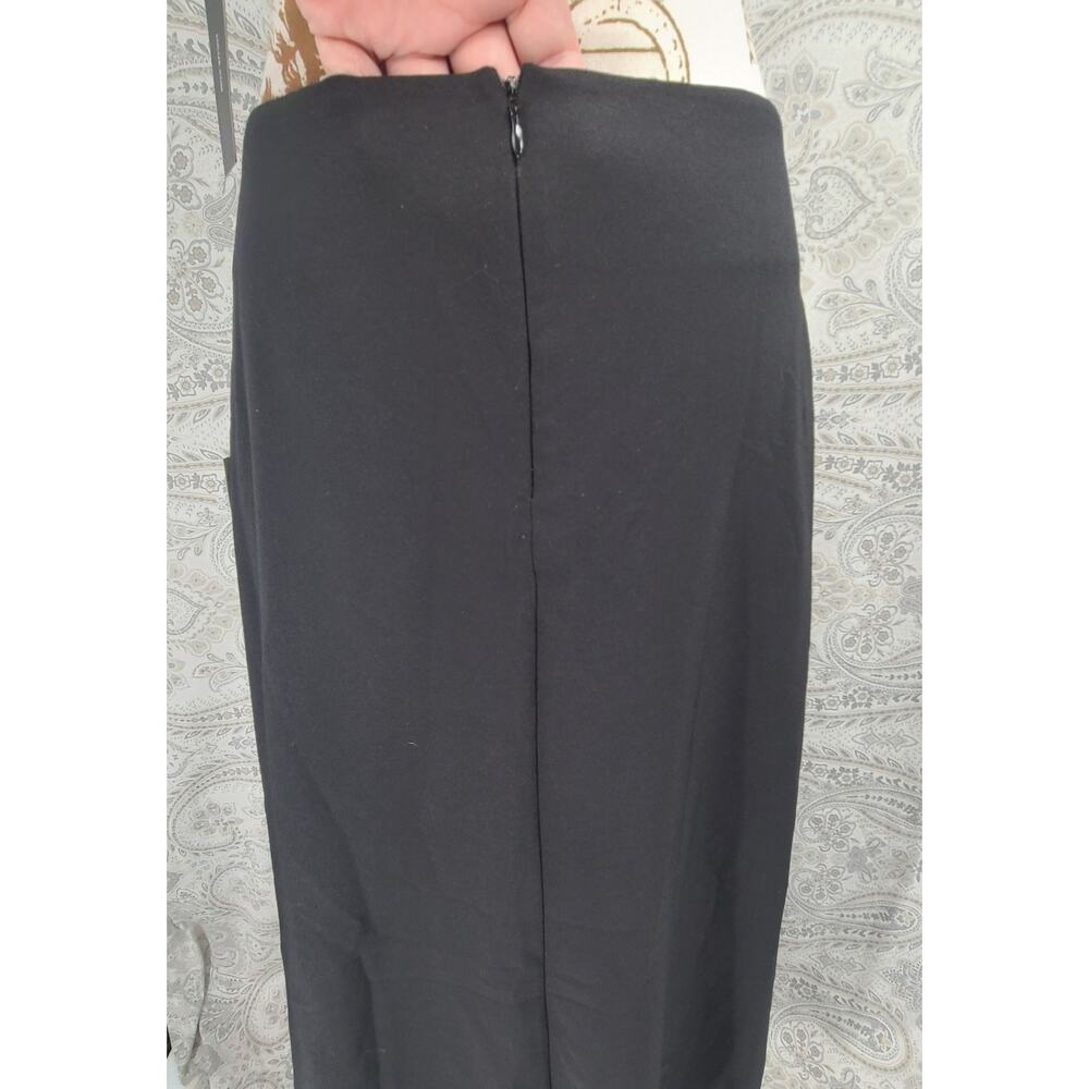 Lulus Conversation Piece gown women's black maxi dress Sz Large Formal Black Tie - Picture 5 of 12